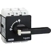 Schneider Electric VBF5 Hauptschalter, 4-Loch bef., 3p, 690V, 125A, Griff lang schwarz abschließbar