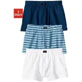 H.I.S. Boxer "Boxershorts für Jungen" Packung, 3 Stk. unifarben und gestreift, mit Markenlabel, Baumwolle