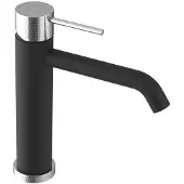 Sapho ULTRASAN Waschtischarmatur, Schwarz matt/chrom