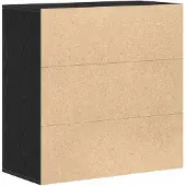 vidaXL Sideboard Schwarz Eichen-Optik 79 x 38 x 80 cm Holzwerkstoff