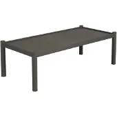 Brafab Loungetisch Brad 71 x 47 x 150 cm Aluminium Grün