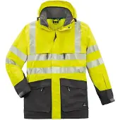 BIG Arbeitsschutz Warn-Wetterschutz-Jacke TAMPA leuchtgelb/grau,Gr.XXL