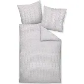 Janine Edelflanell Bettwäsche Chinchilla S 78071 135x200 cm + 80x80 cm naturell