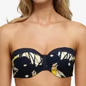 Chantelle Gemoldefer Bikini BH Flowers | Grösse: 85D | Farbe: Blau