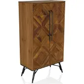 Hjh LIVING Kommode mit Schubladen SANTJAGO WOOD HIGH Sideboard Schrank 117.0 x 63.0 x 32.0 cm