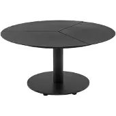 Brafab Loungetisch Peace 80 x 46 x 80 cm Aluminium Schwarz
