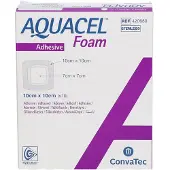 No Brand Aquacel Foam adhäsiv 10x10 cm Verband 10 St