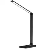 Retoo LED Schreibtischleuchte Schreibtischlampe Tischleuchte Leselampe Nachttischlampe Nachttischlampe Tischlampe Bürolampe Schwarz