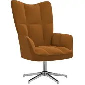 vidaXL Relaxsessel Braun Samt