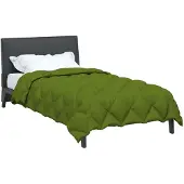 vidaXL Winterbettdecke 155 x 220 cm 450 g/m² Grün