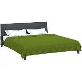 vidaXL Ganzjahresbettdecke Grün 200 x 240 cm Mikrofaser