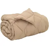 vidaXL Winterbettdecke 200 x 200 cm 450 g/m² Taupe