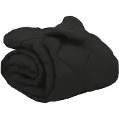 vidaXL Winterbettdecke 140 x 220 cm 450 g/m² Schwarz