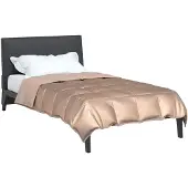vidaXL Ganzjahresbettdecke 155 x 220 cm 300 g/m² Silber