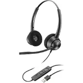 Polycom EncorePro 310 Monaural USB-A Headset TAA, Kabelgebunden, Büro/Callcenter, 105 g, Kopfhörer, Schwarz
