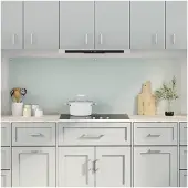 vidaXL Küchenrückwand 2 pcs Weiß 90 x 60 cm Gehärtetes Glas