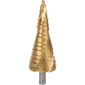 Bosch Stufenbohrer HSS-TiN, für Kabelverschr., M10 - M40, 10 mm, 125,5 mm, 12 Stufen