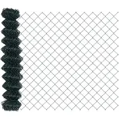 vidaXL Maschendrahtzaun 25 x 1 m Stahl Grün