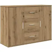 vidaXL Sideboard Artisan-Eiche 90x29,5x65 cm Holzwerkstoff