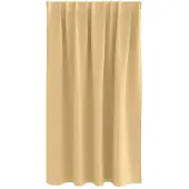 vidaXL Verdunkelungs-Vorhänge mit Ringen 2 pcs Beige 140 x 140 cm