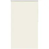 vidaXL Verdunkelungsrollo Cremeweiß 135x230cm Stoffbreite 131,6cm