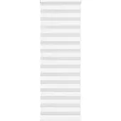 vidaXL Doppelrollo Weiß 70x200 cm Stoffbreite 65,9 cm Polyester