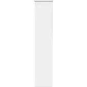 vidaXL Verdunkelungsrollo Weiß 40x230cm Stoffbreite 35,7 cm Polyester