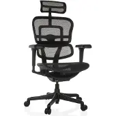 Hjh OFFICE Luxus Chefsessel ERGOHUMAN SIGNATURE GEN2 Ergonomischer Bürostuhl mit Armlehnen (höhenverstellbar) Netzstoff Drehstuhl für Büro, Zuhause