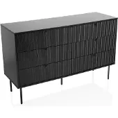 Hjh LIVING Sideboard KARBY S Kommode Schrank Knopfgriff 75.0 x 120.0 x 40.0 cm