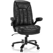 Hjh OFFICE INSTRUCTOR III Kunstleder - XXL Drehstuhl Schwarz