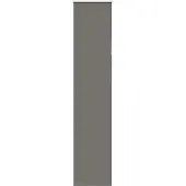 vidaXL Verdunkelungsrollo Grau 45x210 cm Stoffbreite 40,7 cm Polyester
