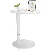 Hjh OFFICE STAND III | Sitz-Stehtisch - Schreibtisch Weiß