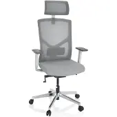Hjh OFFICE BRETON PRO W - Profi Bürostuhl Grau