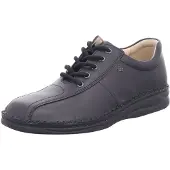 Finn Comfort , Dijon, Herren, Schnürer, Schwarz, Leder, - Herrenschuhe Bequemschuhe, Schwarz