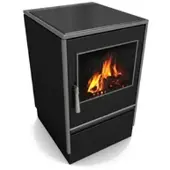 Glutos Küchenofen | HHS 03 G | 6,5 kW | Schwarz | Scharnier rechts