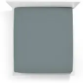 Bella Donna Boxspring Spannbettlaken Alto 200x220 - 200x240 cm | zement - grau