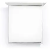 Bella Donna Split-Topper Spannbetttuch La Piccola Duo 1 180x210 - 220 cm | weiss - weiß