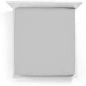 Bella Donna Topper Spannbetttuch La Piccola 160x200 cm | nebelgrau - grau