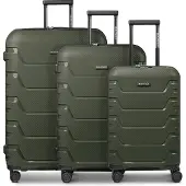 SMARTBOX Kofferset "Edition 01 4 Rollen Kofferset 3-teilig mit Dehnfalte"