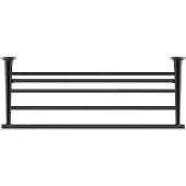 Duravit Handtuchablage Starck T schwarz matt