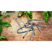 Aquagart 4 kg Krampen Drahtschlaufen Wildzaun Forstzaun Zaun