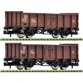 Fleischmann 6660138 N 2-tlg. Set: Offene Güterwagen, DR