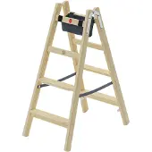 Hailo Holzleiter Master H80 2 x 4 Stufen ergonomisch