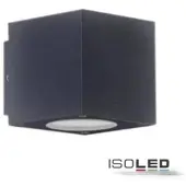 ISOLED LED Wandleuchte Up&Down 2x3W CREE, IP54, anthrazit, warmweiß