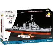 COBI Klemmbaustein-Set USS Kidd Fletcher Class Zerstörer, 706 Teile, Kunststoff, 4866