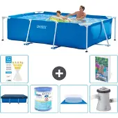 Intex Rechteckiger Frame Pool - 260x160x65 cm - 5-teilig S167