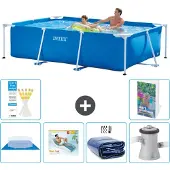 Intex Rechteckiger Frame Pool - 260x160x65 cm - 5-teilig S171
