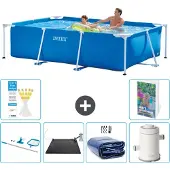 Intex Rechteckiger Frame Pool - 260x160x65 cm - 5-teilig S61