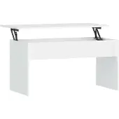 vidaXL Couchtisch Weiß 102x50,5x52,5 cm Holzwerkstoff