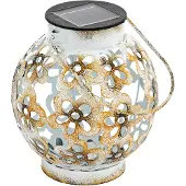 Eglo Solarleuchte, Weiß, Gelb, Stahl, Ambiente, III, 1 Glühbirne(n), LED